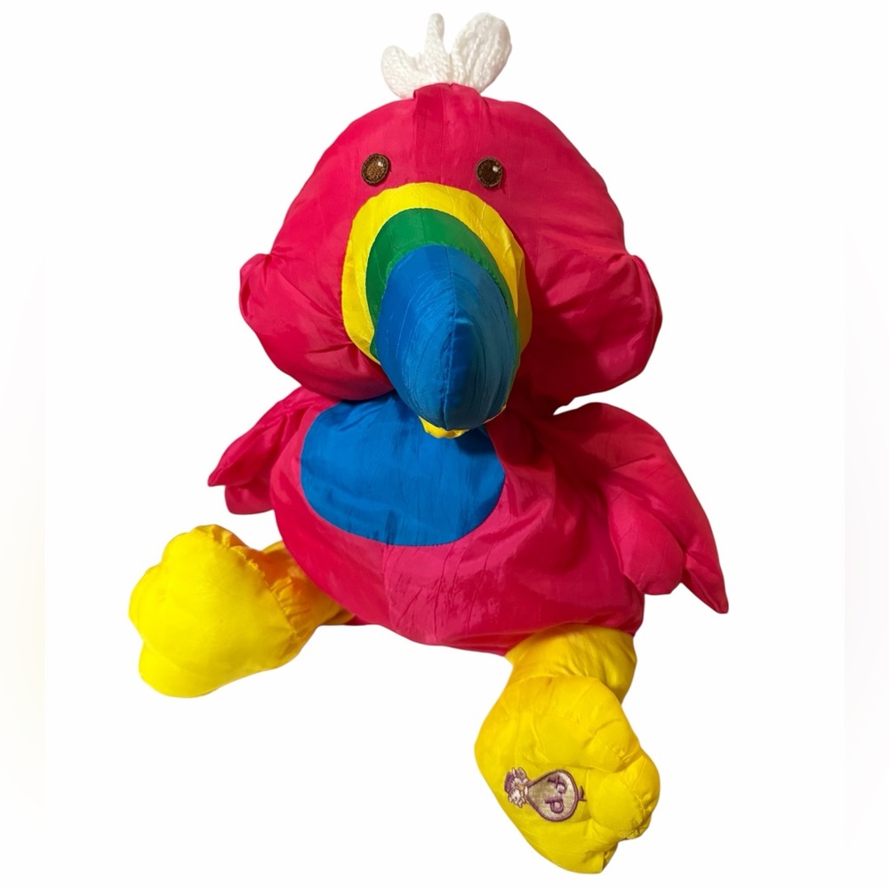 Vintage Fisher Price Puffalumps Toucan Plush The Wild Puffalumps Stuffed Animal - Picture 1 of 12
